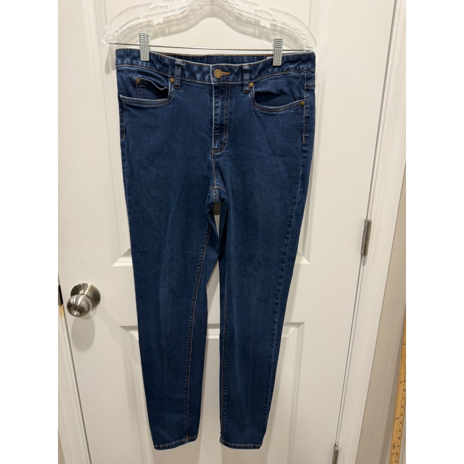 Two By Vince Camuto Womens Skinny Jeans Dark Wash Blue 31/12